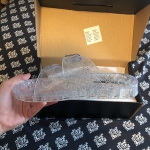 Super cute sparkly jelly sandles